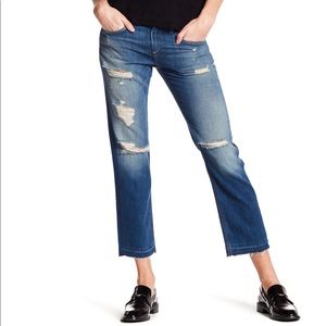 Rag & Bone Distressed Boyfriend Jean, Size 27
